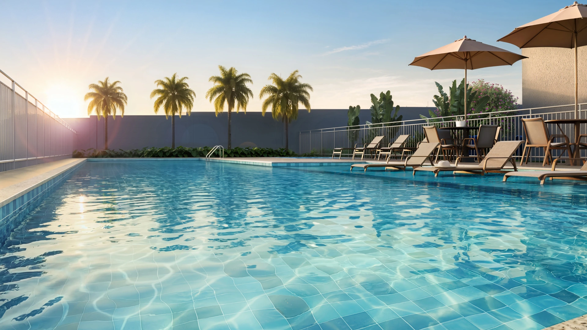 Perspectiva da Piscina